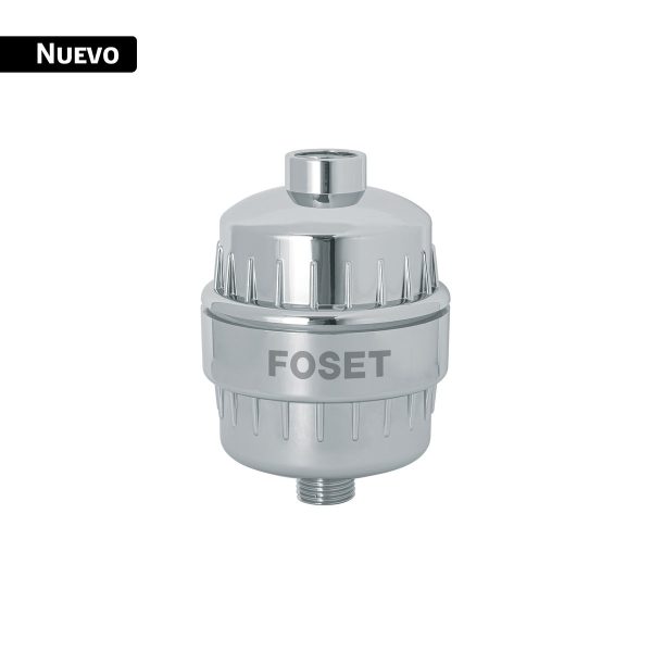 Filtro de agua para regadera FOSET de 15 niveles de filtración, modelo 45854